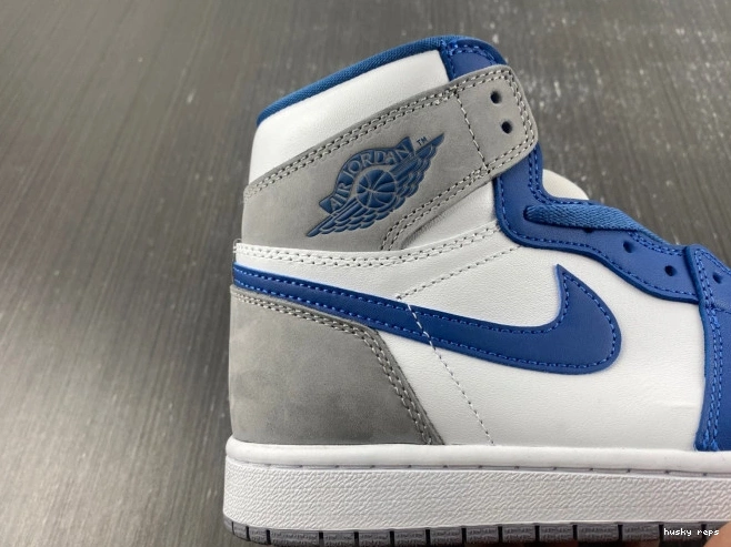 Cheap Husky True 1 Blue Jordan Air High DZ5485-410 OG 0801